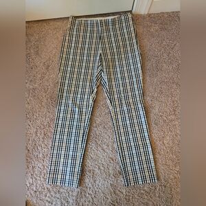 a new day Black, Mustard, Blue and White Dress Pants with Classic Plaid